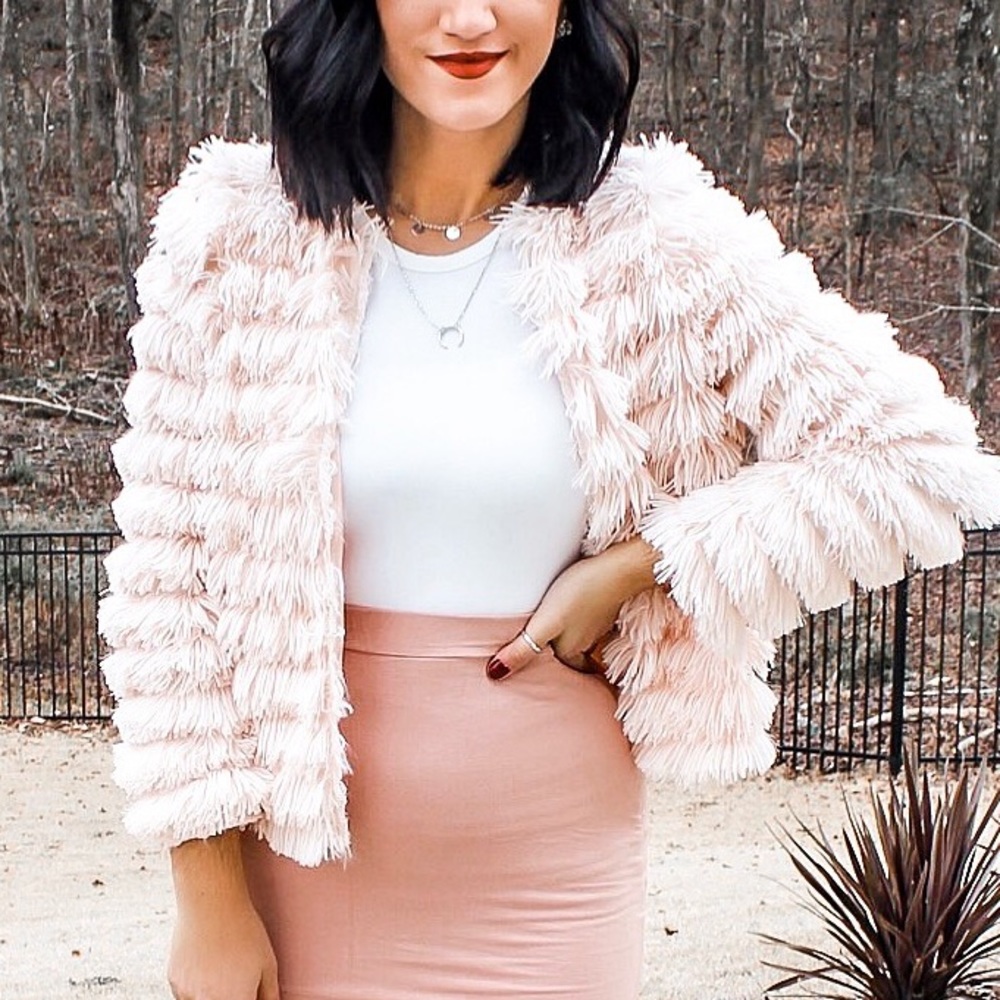 Cute Jacket with Ruffles